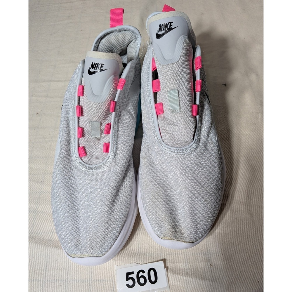 Nike Women's Air Max Motion 2, Gray  Pink Turquoise White, SZ: 9.5 M